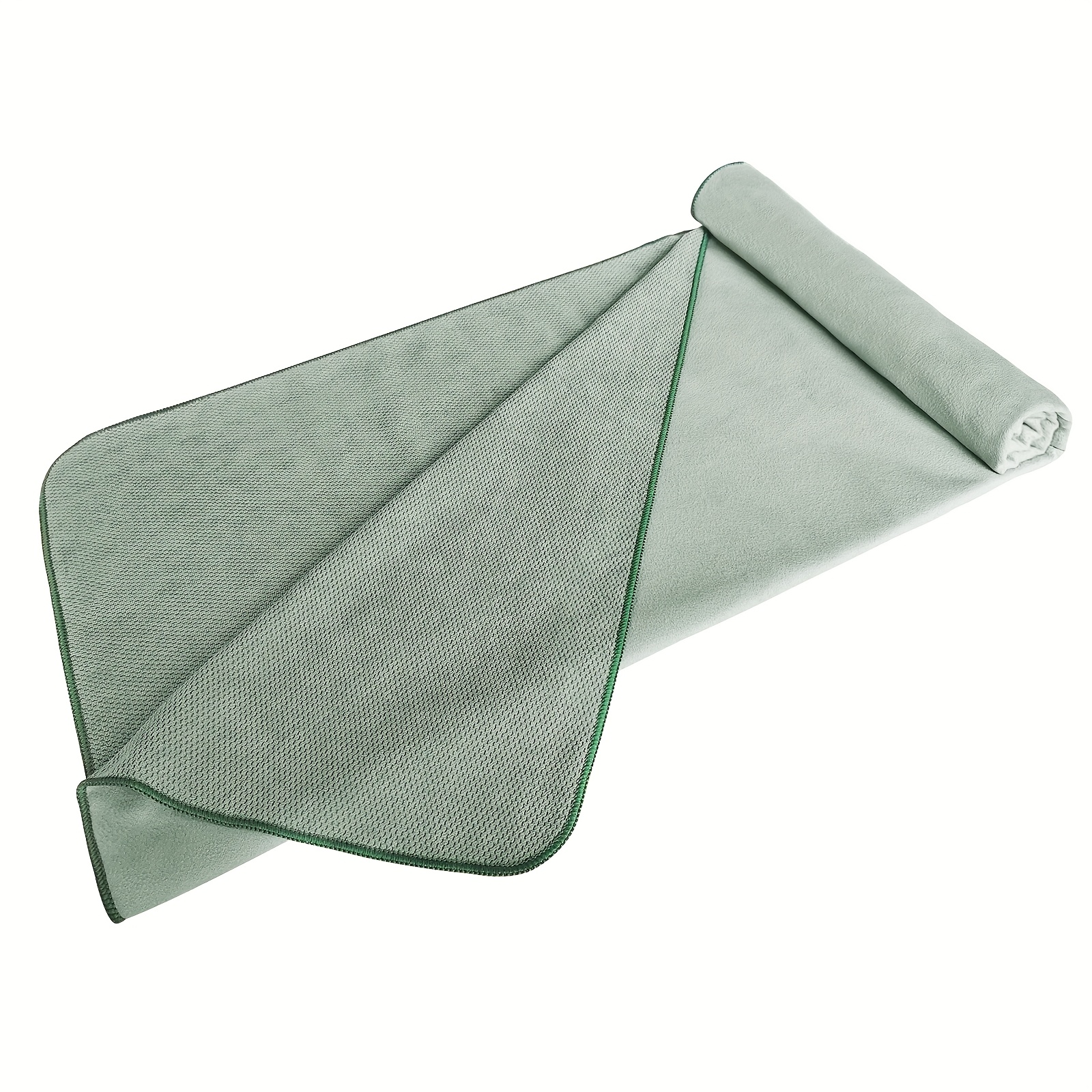 TEMU 1pc Non-slip And Sweat Absorbing Yoga Towel, Absorbing Sweat And Quick Drying, And Side Textured Anti-slip, Portable 24" X 72" Super-absorbent
