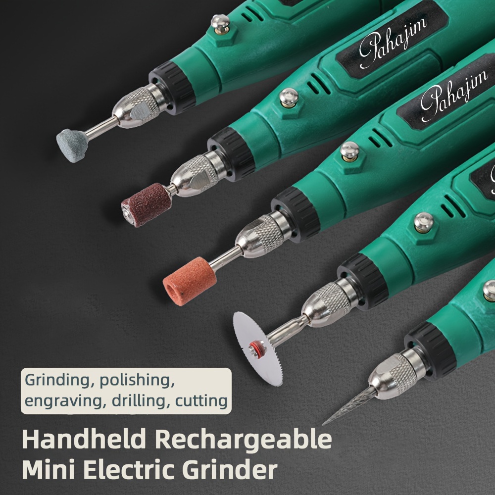 Mini Cordless Rotary Tool Kit 3.7V USB Rechargeable with 3 Speeds and 44 Accessories for Sanding, Polishing, Drilling, Engraving, and DIY