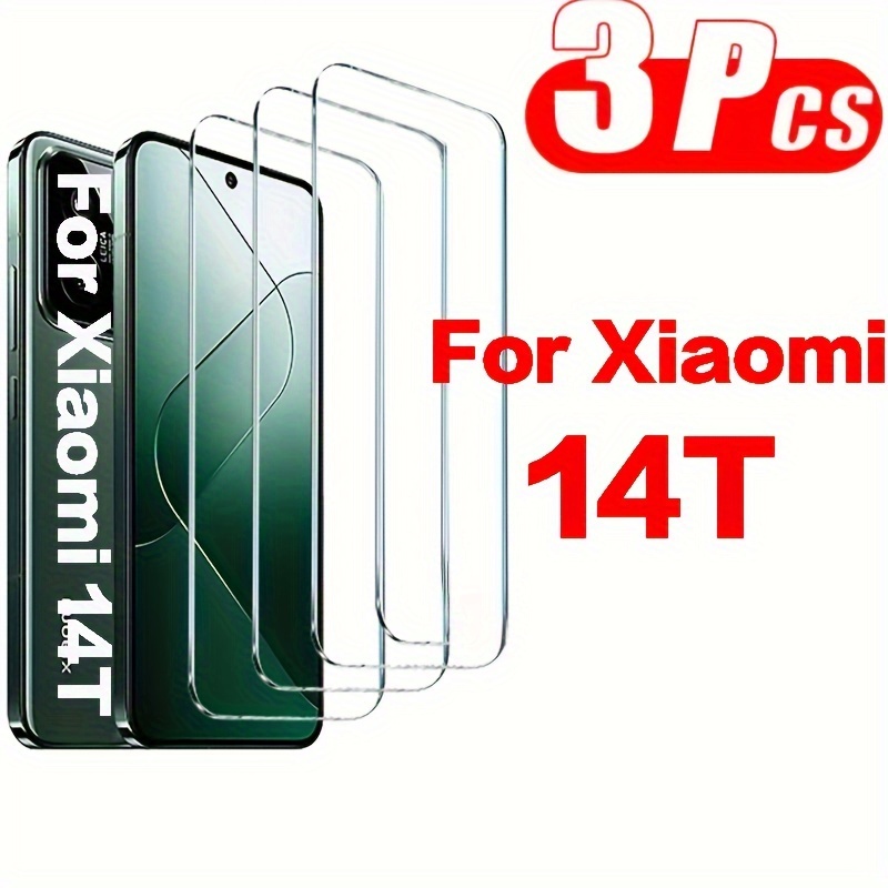 

3pcs Tempered Glass Screen Protector With For Xiaomi 14t