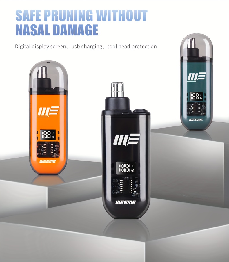   wm001 digital nose hair trimmer usb charging     trimming   to embarrassment   portable grooming   Product details 0