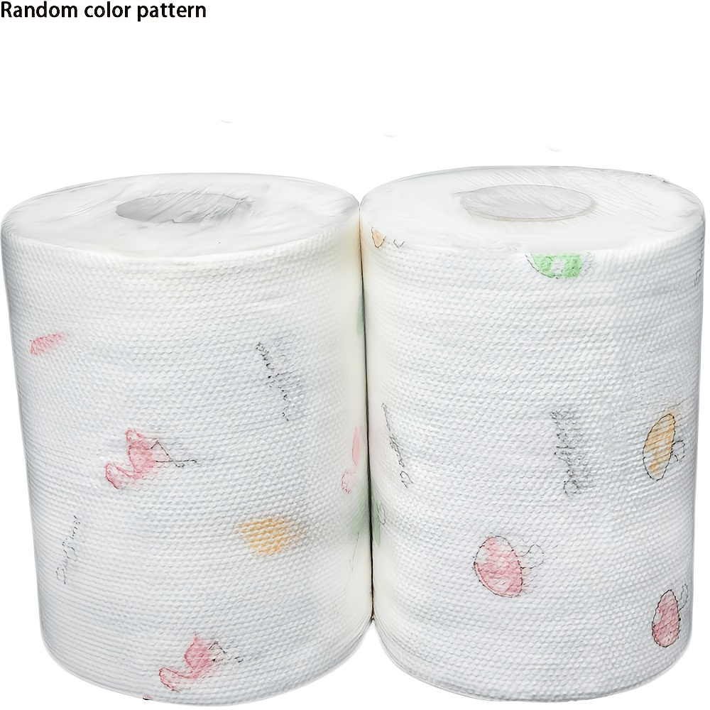 TEMU 2 Rolls Of 800 Sheets, Disposable Kitchen Paper Towels, Kitchen Cleaning Paper Towels, Lazy Cloths, Wet And Dry Use, Dishwashing And Oil Removal