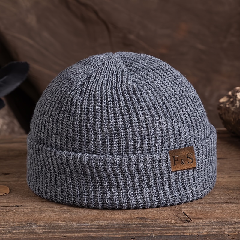 帽子 theredthread S fuzzy knit beanie gray THEREDTHREAD / ザレッドスレッド】S fuzzy knit beanie