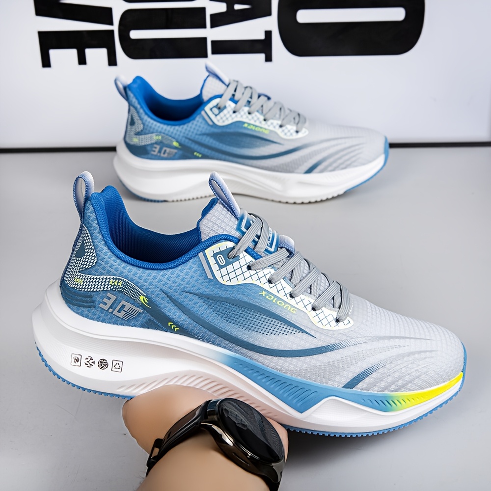 Zapatillas deportivas para pareja, ligeras y con absorción de impactos, zapatos de running de malla transpirable para mujer, cómodas zapatillas casuales antideslizantes de suela blanda para estudiantes - Imagen 3