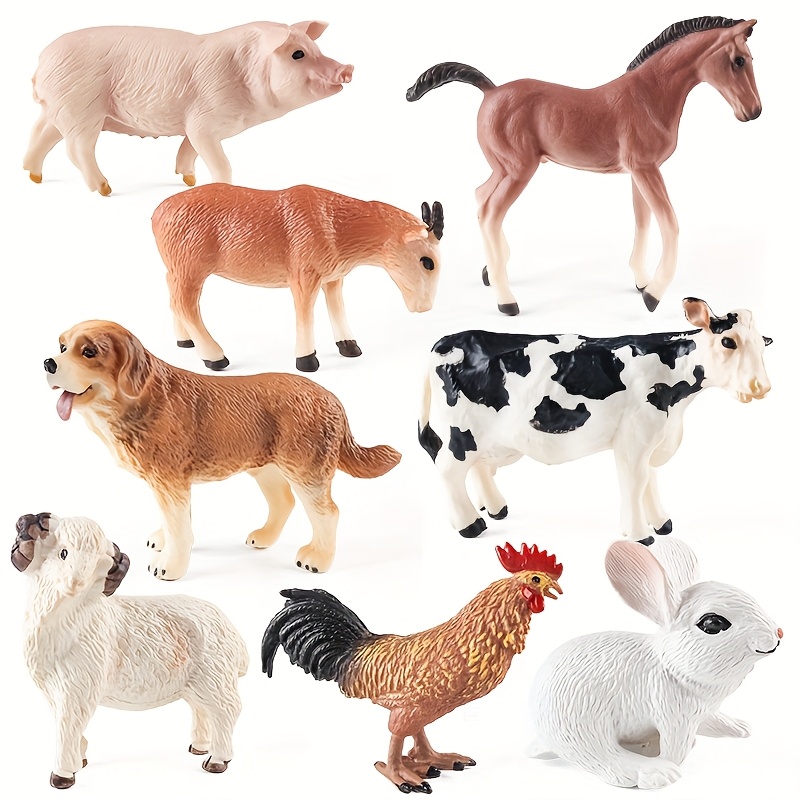 Educational Farm Animal Model Set for Kids