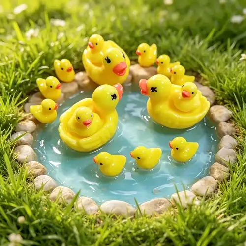 Tischdeko Weihnachten Enten 60 Weihnachtliche Mini-Enten Aus Kunstharz – Kleine Deko-Hingucker Für Advent & Weihnachten