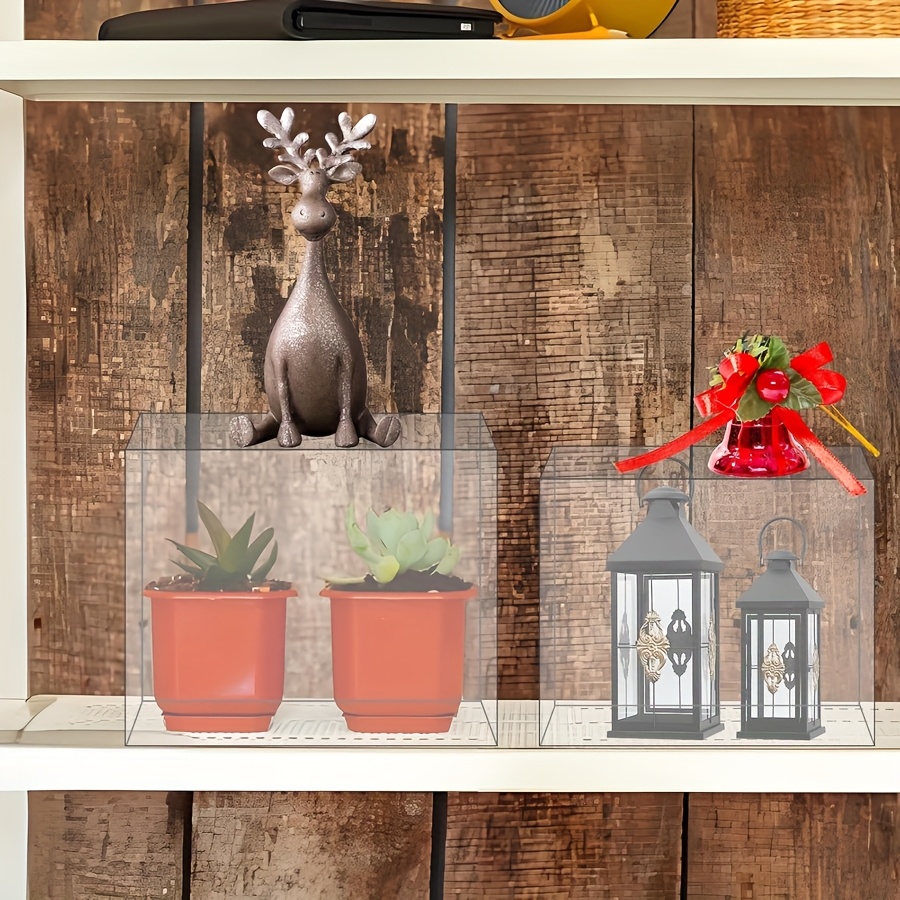 Geetery Set Of 5 Display Buffet Risers Acrylic Cube With Hollow Bottoms Acrylic Boxes For Display Dessert Table Stands For Catering Collectibles Jewelry Decor (Clear,10,11,12,13,14 Inch