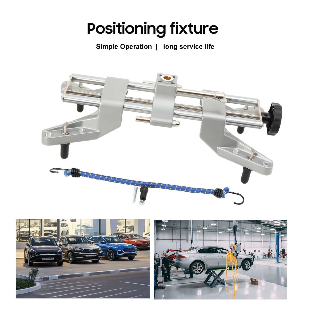 Universal Wheel Clamp and Magnetic Adapter for Wheel Alignment
