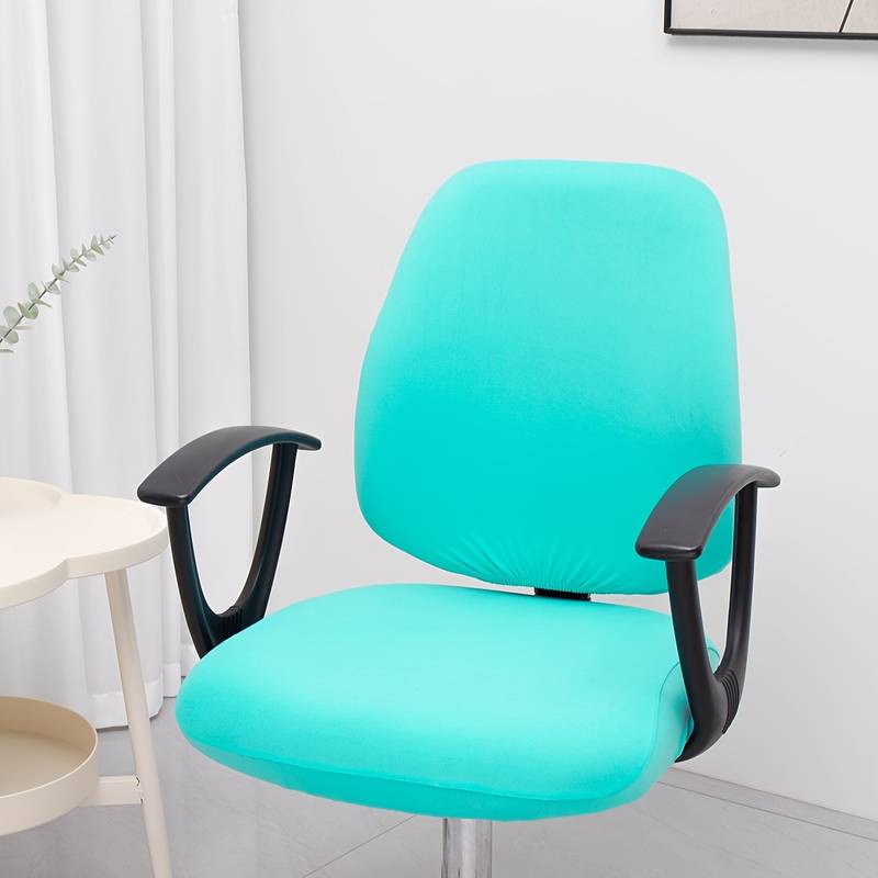 Housse De Chaise De Bureau Extensible – Velours Confort, Protection Anti-usure, Lavable