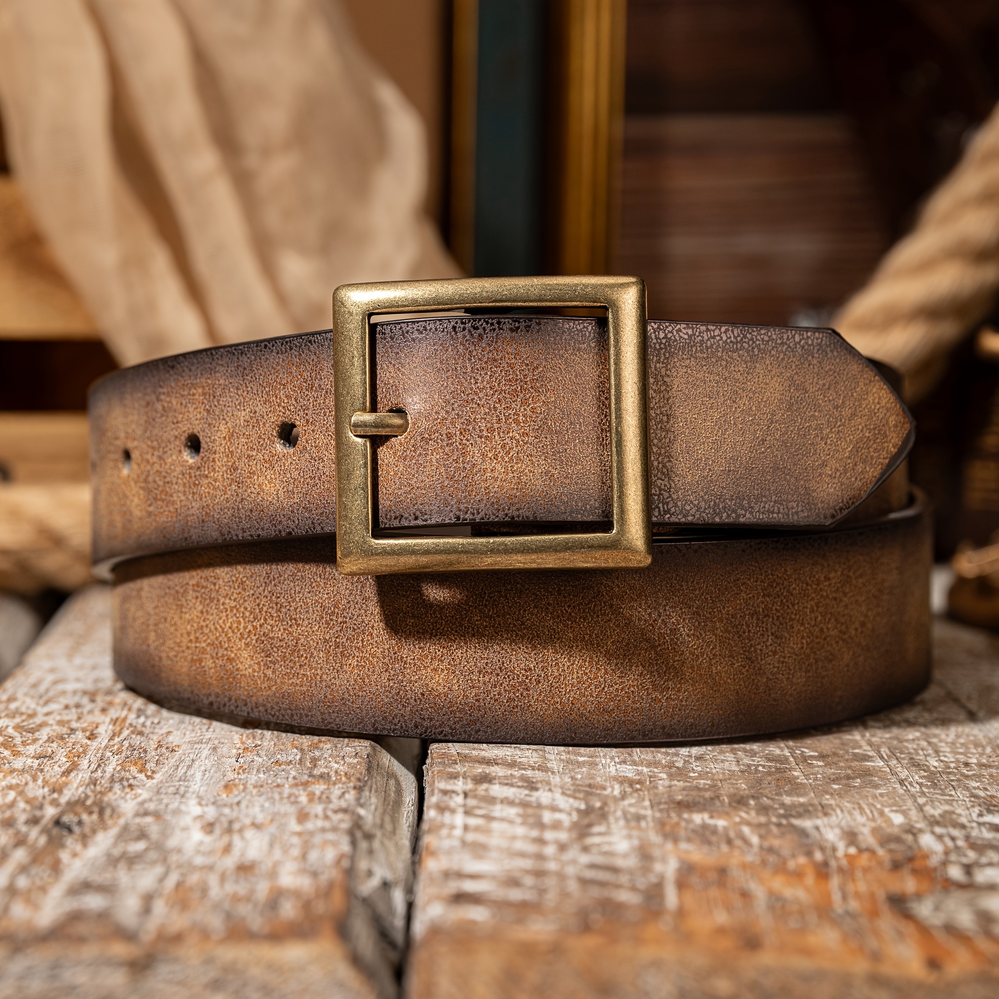 Alloy Casual Business Distressed Faded Unisex Belt