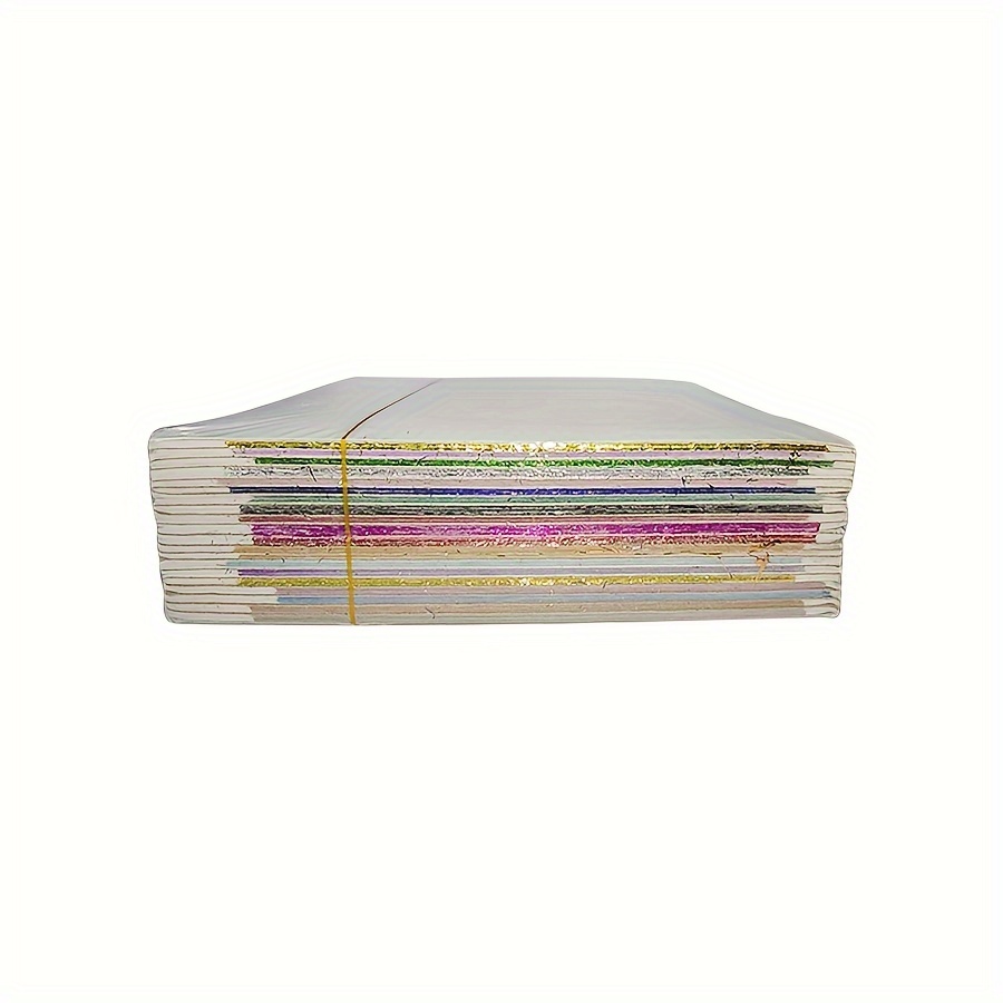 

200 Sheets Assorted Colors Foil - Aluminum, Ideal For Epoxy Resin Crafts, Slime, Art Paintings & Diy Projects - Hues, Easy To Apply, Color