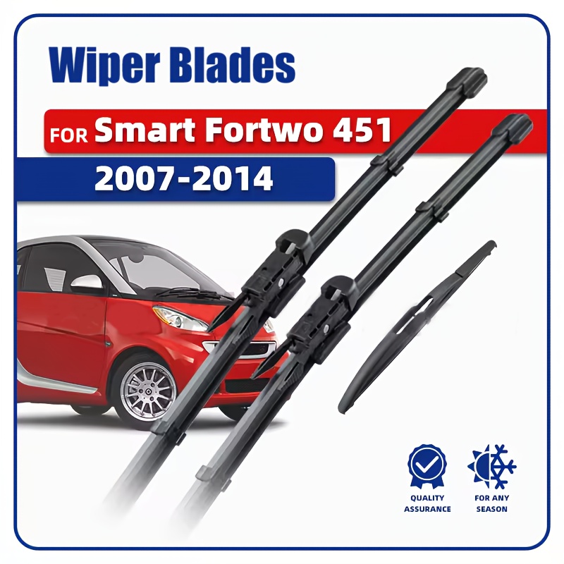 E-shop LHD Front- & Heckscheibenwischerblätter für Smart 451 2007-2014 Zubehör
