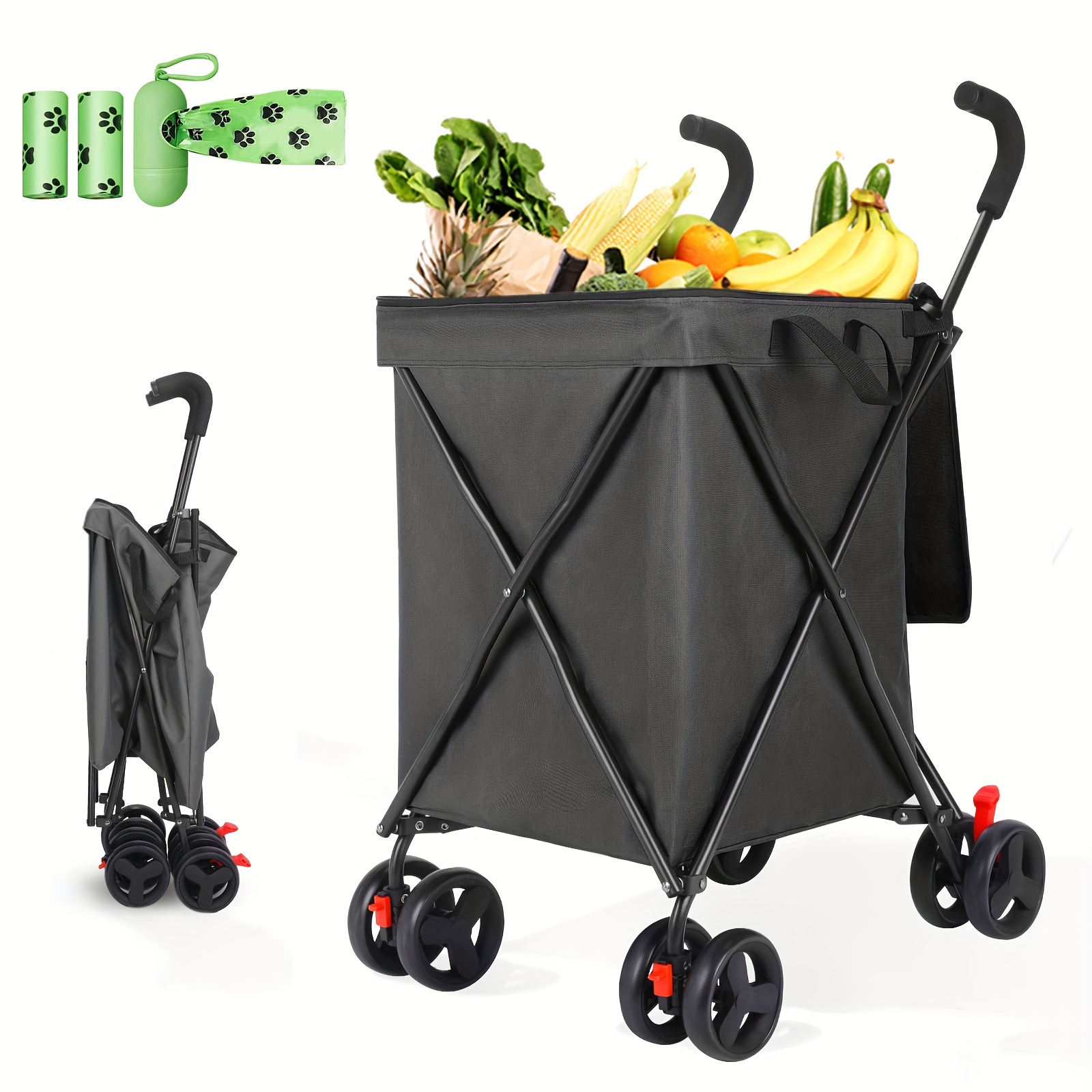 Best Folding Shopping Cart For Seniors Folding Shopping Cart