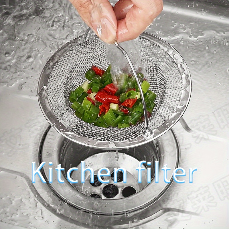 

Stainless Steel Kitchen Sink Strainer, And Hair , Drain Unblocker