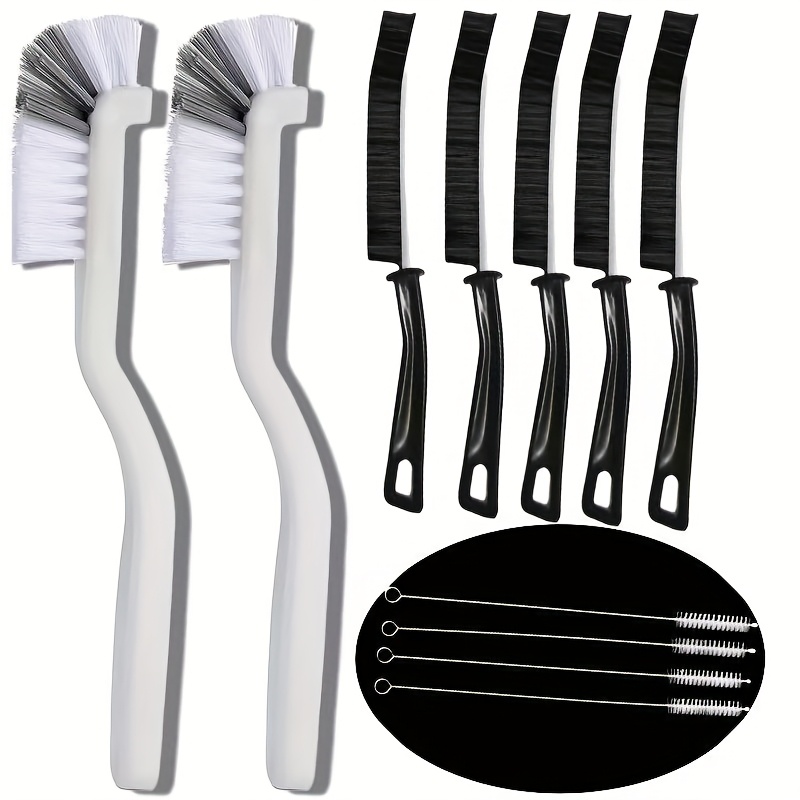 Marron 2pc Brosse De Nettoyage Multifonctionnelle Avec Poils Durs Et Resistants