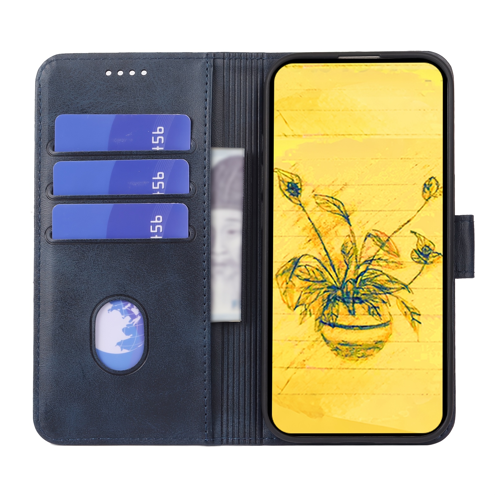 TEMU Phone Case: [for Oppo Phone Case]suitable For Oppo A6/a6x 4g 5g/a6 Pro 5g Flip Cover Wallet Case, Built-in 3 Card Slots And Stand, Durable And .