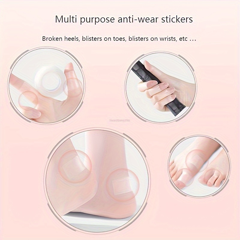 Transparent Waterproof Bandage for Foot, Finger, Toe, Heel - Invisible, Travel Essential, Alternative to Traditional Bandages, Fragrance-Free, Transparent Bandage, Invisible Bandage, Flexible Bandage, Durable Bandage