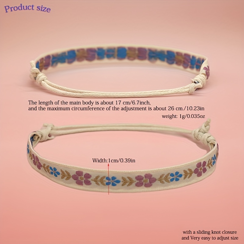 3pcs Bohemian Woven Friendship Bracelet Set