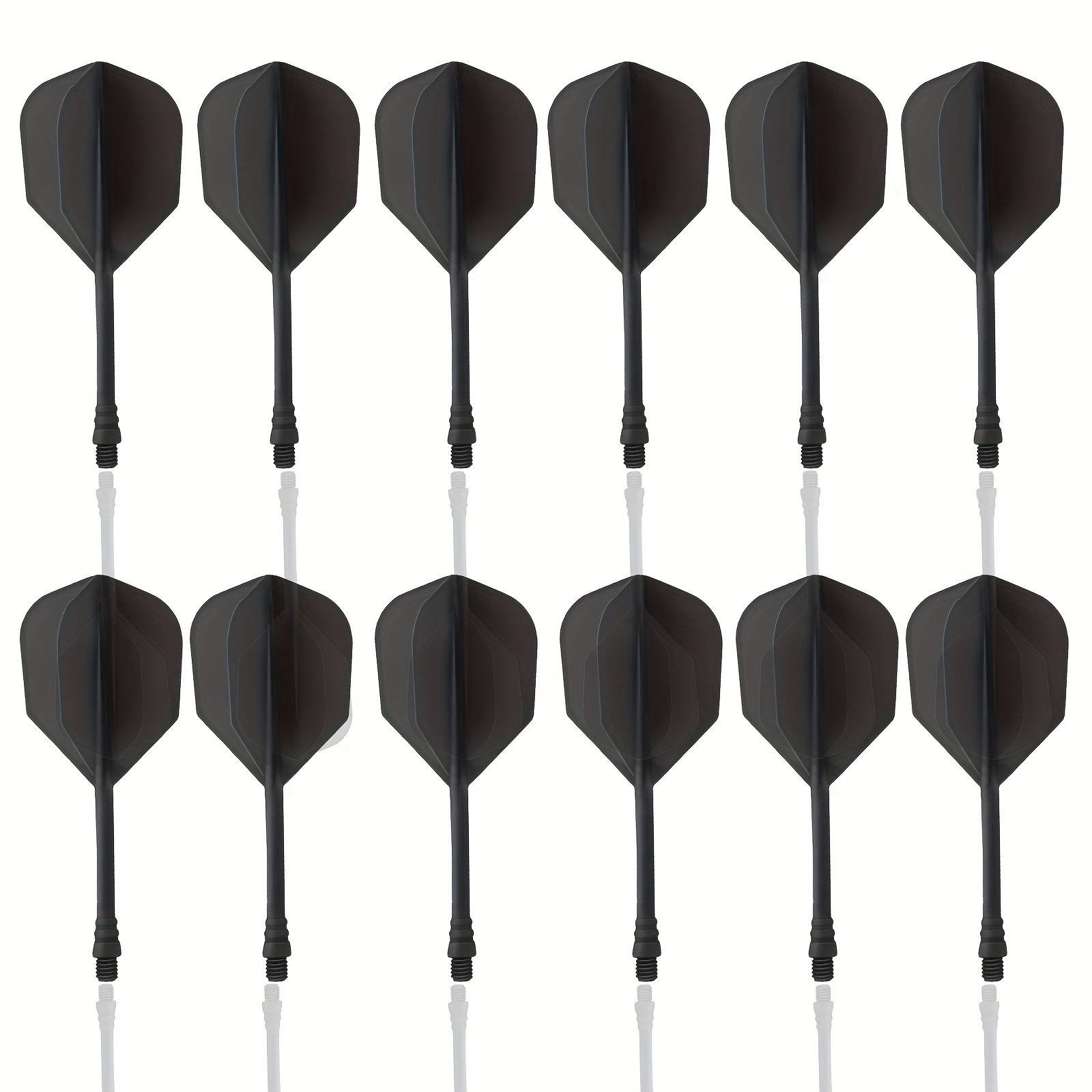 E-shop 12-teiliges 2BA Dartfliegen-Set – Langlebige Kunststoff-Dartfliegen in 8 Farben für Präzisionsdartsport
