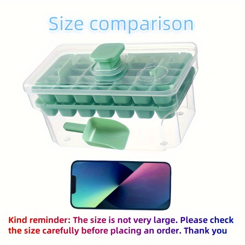 Easy-release Ice Cube Tray Set with Lid and Storage Box - 68 Compartments, Food-grade PP Molds, for Chilling Drinks, Perfect Summer Accessory with Lid, Suitable for Fridge, Drink Cooling, High-quality Silicone, a Must-have for Party Hosts and Home