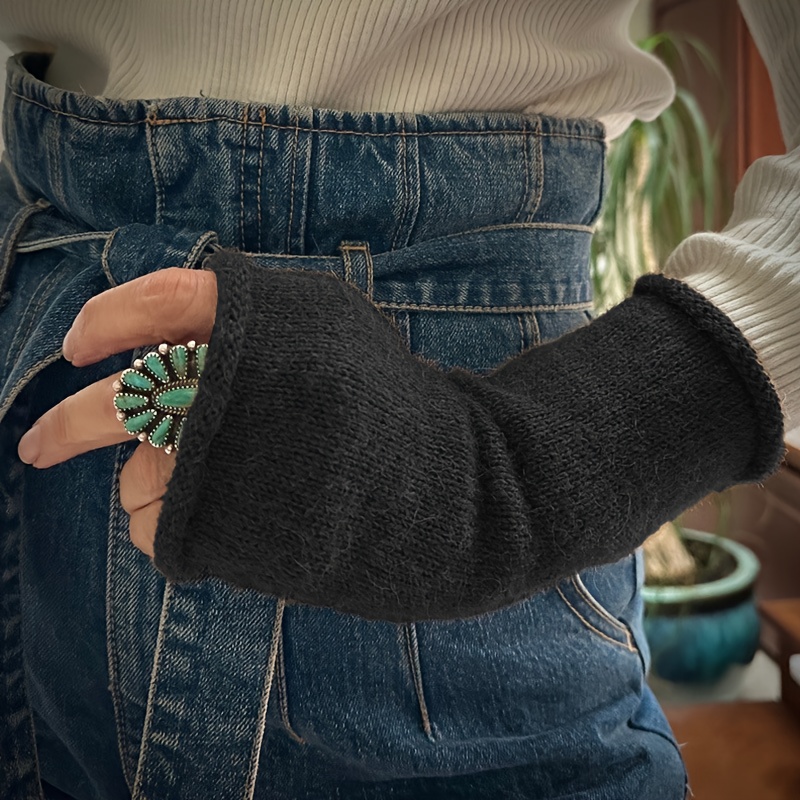 E-shop Fingerlose Handschuhe, warme Armwärmer, Handgelenk-Wärmer, lange warme Armmanschetten, Texting-Handschuhe