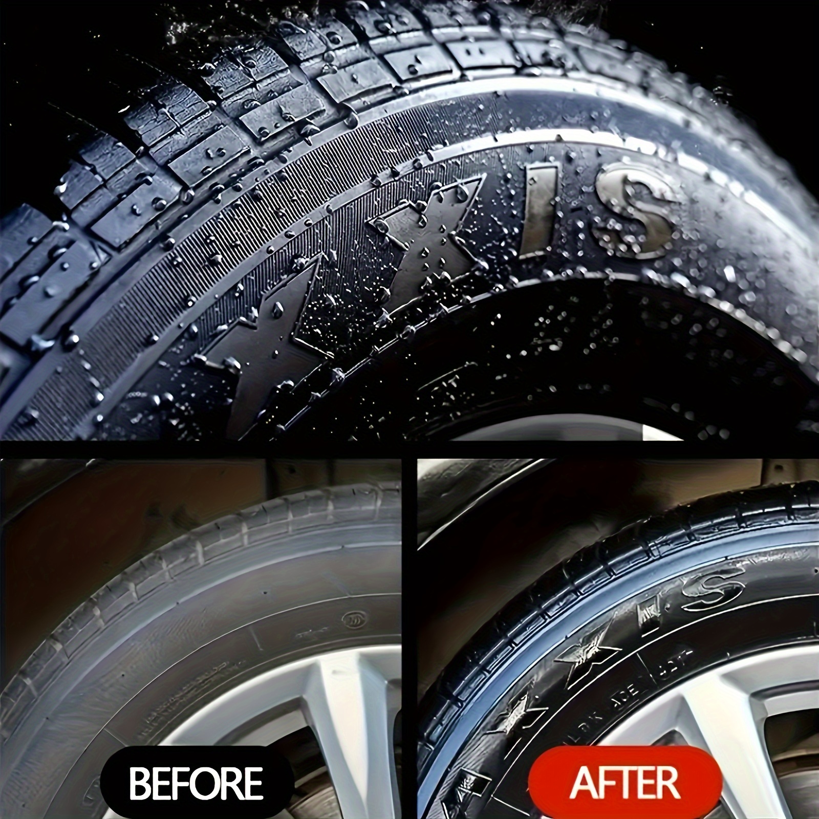 500g automotive tire wax brightener blackening durable anti aging glazing wax retreading protective agent details 4