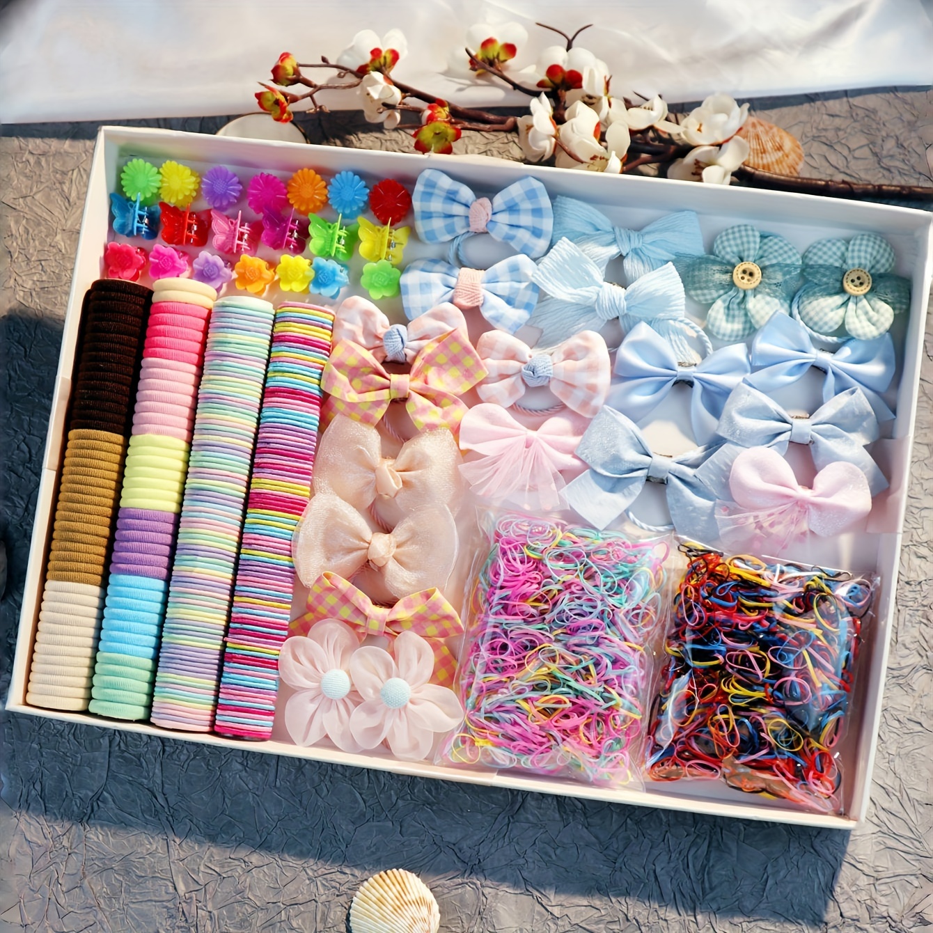 

2160/2187pcs Accessories Set For - Jersey Elastics & , & & Embellishments, Hairbands For & Decoration, - Suitable 14+