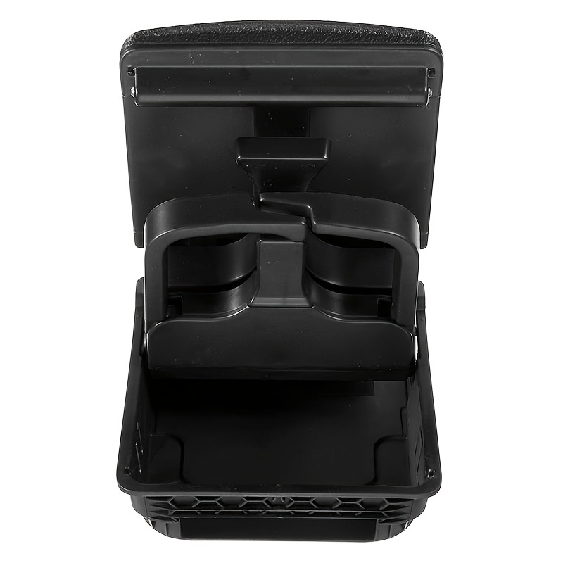 TEMU Rear Center Console Armrest Cup Holder - Compatible With Vw Mk5 (2006-2011), Golf Mk5/mk6 (2007-2013), (2007-2013), Rabbit (2006-2009),