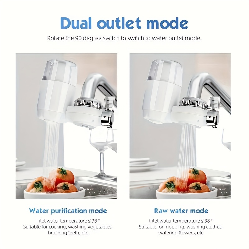 household faucet water purifier ceramic cartridge water details 3
