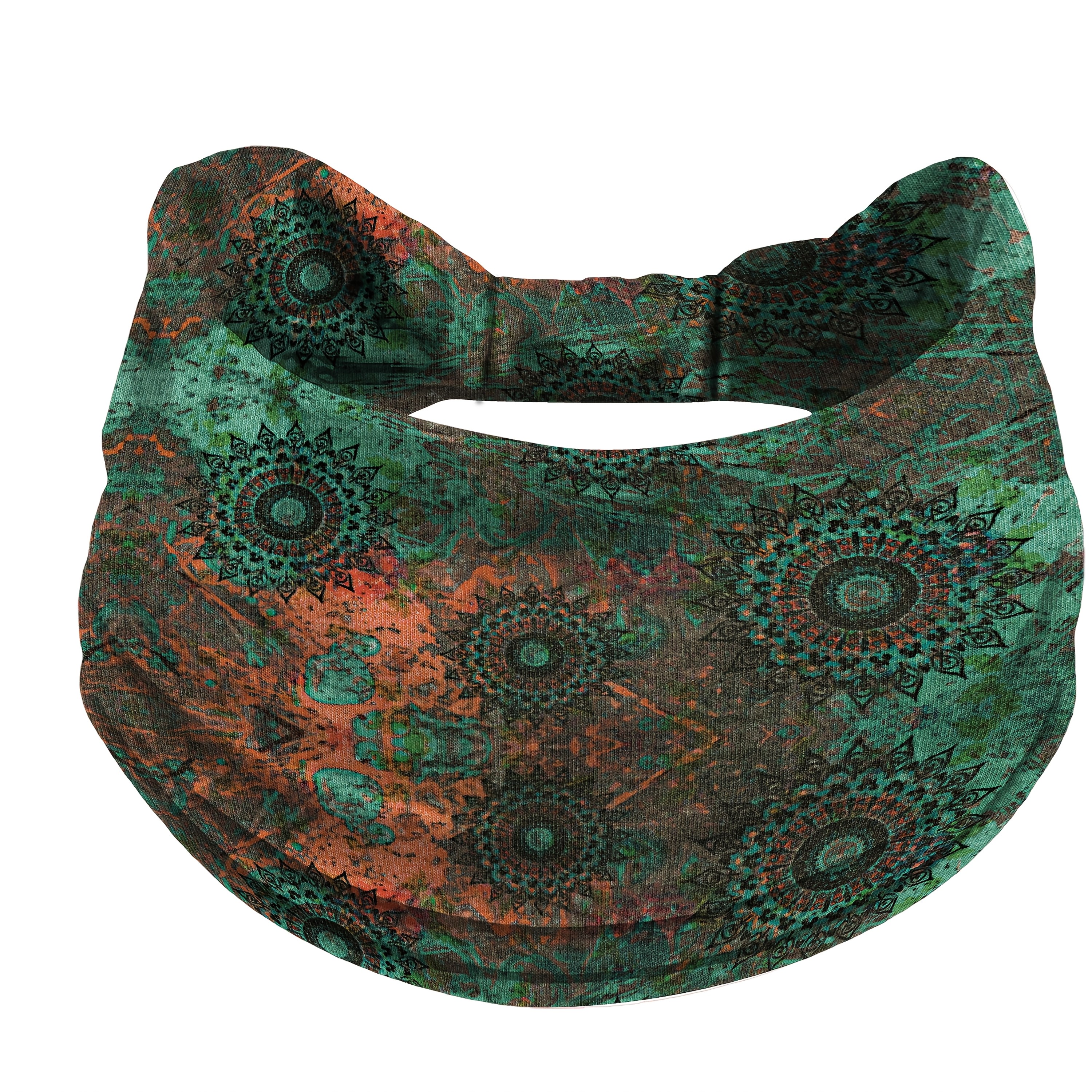 Image of 1/4pcs Tie Dye Bohemian Headband Women Elastic Wide Hair Band Knotted Turban Headwrap Yoga Running Sports Sweatband Ladies Elegant Hair Additions