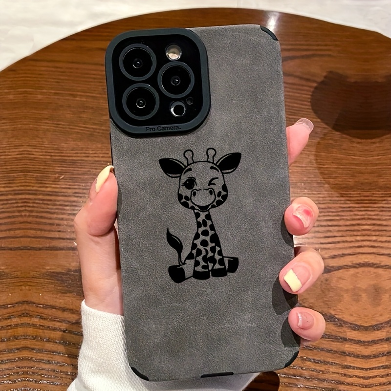 TEMU Cartoon Giraffe Phone Case For /16pro/16promax/16plus/15/15plus/15pro/15promax, 14/14plus/14pro/14promax, 13/13pro/13promax, 12/12pro/12promax,