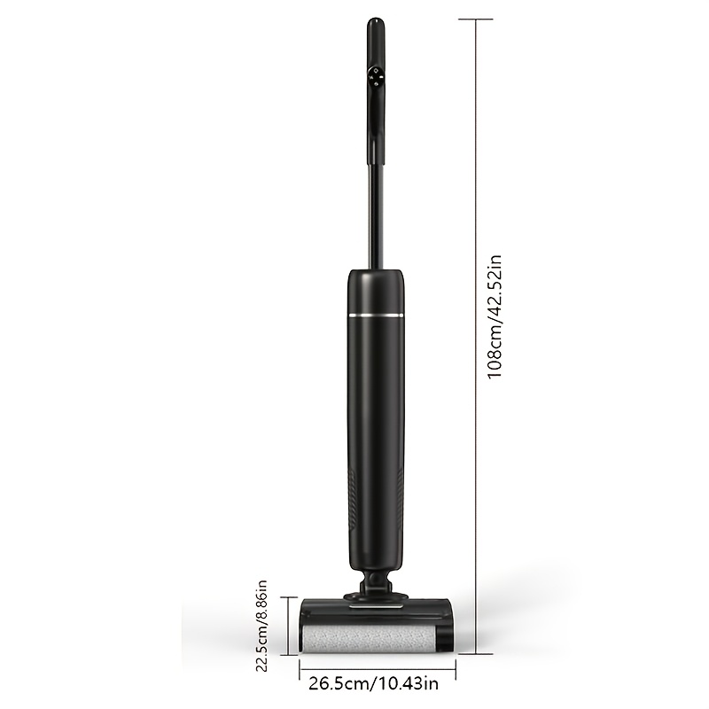 Image of Cleaner Wet/dry Suitable For Pet Hair, Large Wheel Sweeper With Hepa Filter, Quiet Low, Folding Design & Motor For Carpets, Floors, Under Furniture Cleaning, Voltage (-type Plug)