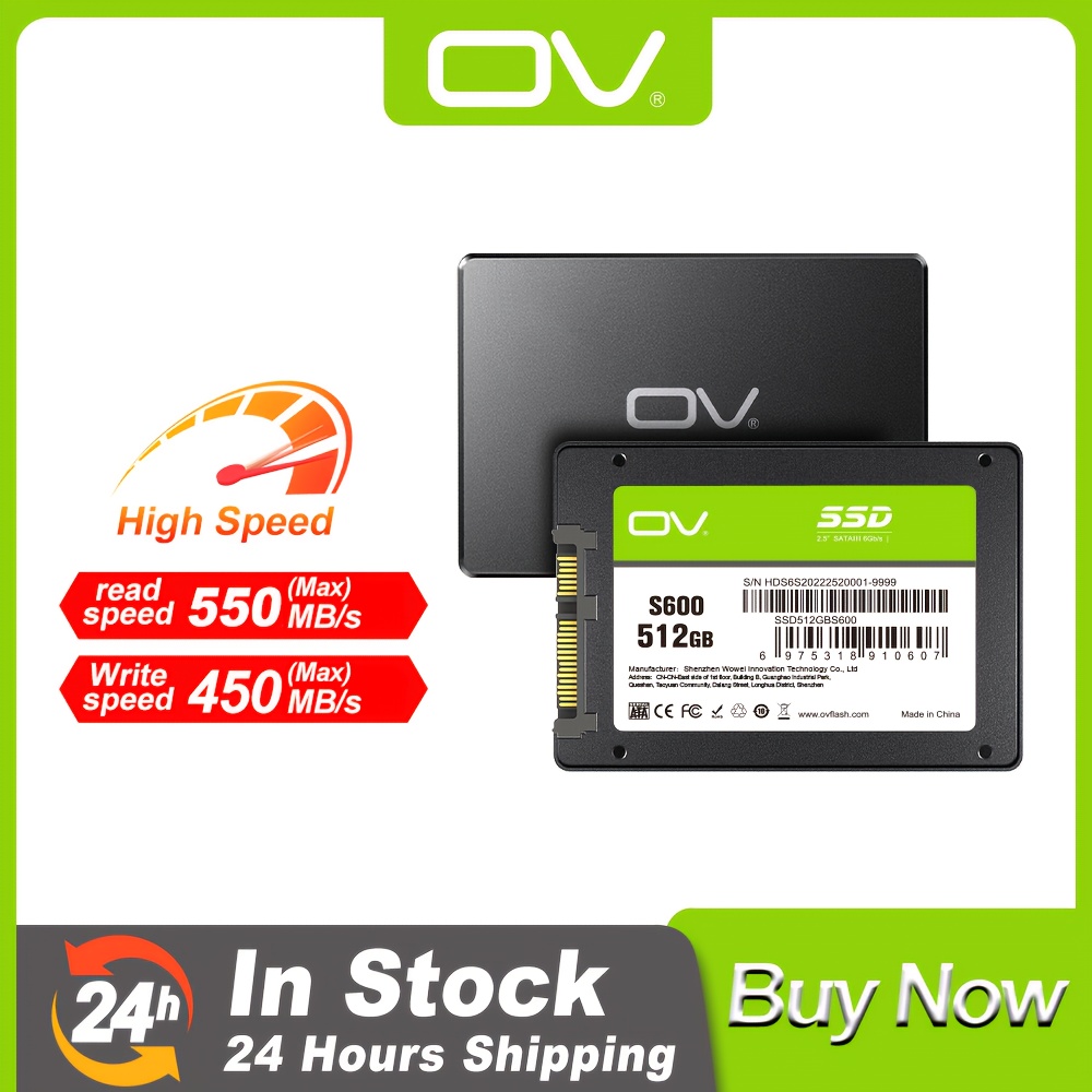 ov   sata 3 ssd 128gb 256gb 512gb 1tb options shockproof durable for pc laptop 550 mb s read speed   compatible with desktops laptops and mini computers desktop hard   black ssd reliable ssd 0