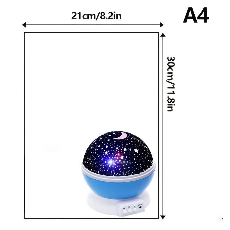 1pc star and moon projector lamp usb powered led light effect multiple color   dimmable desktop star and moon projection button control suitable for bedroom living room home theater gaming room multifunctional night light ideal for details 8