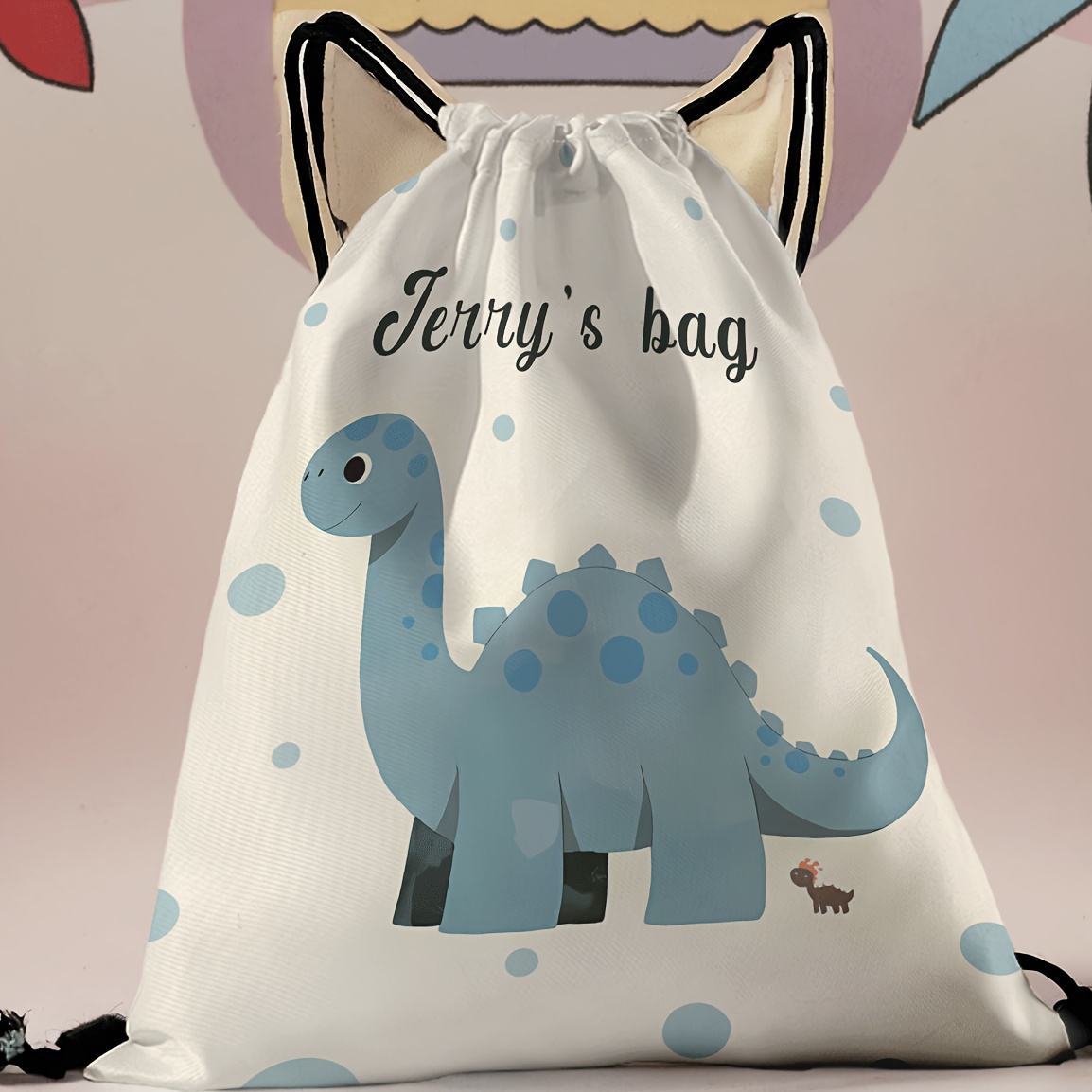 TEMU Stylish Women's Drawstring Gym Bag With Secure Drawstring Closure And Personalized Name - For Women, An Accessory, Drawstring Gym Bag, Storage