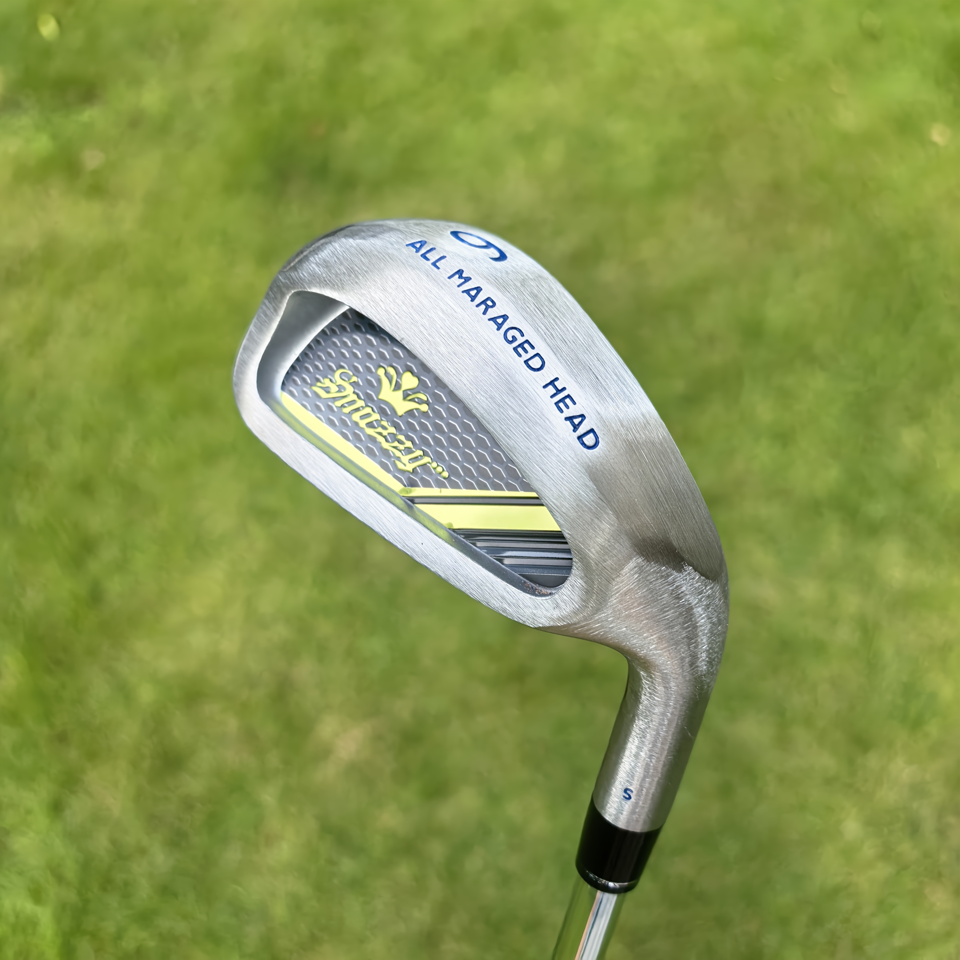 Stylish UNS S45500 Material Golf Iron Set: 3-P, A, S, Right-Handed for Men, Cast Design, Long-Lasting Golf Clubs, Steel S200 Shaft, Rubber Handle
