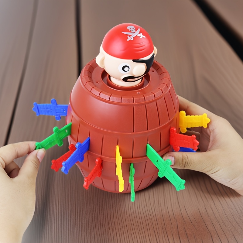 18 Peças De Brinquedos De Barril De Pirata, Figuras De Jogo Interativo Para Meninos E Meninas, Presentes De Festa De Aniversário, Escola, Halloween, Brinquedos Aleatórios De Cores