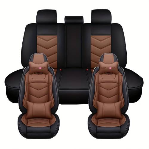 capas de assento de carro com total, protetores de almofada de assento em couro pu para mg5 lugares, capas de assento universais, adequadas para as e sem odor