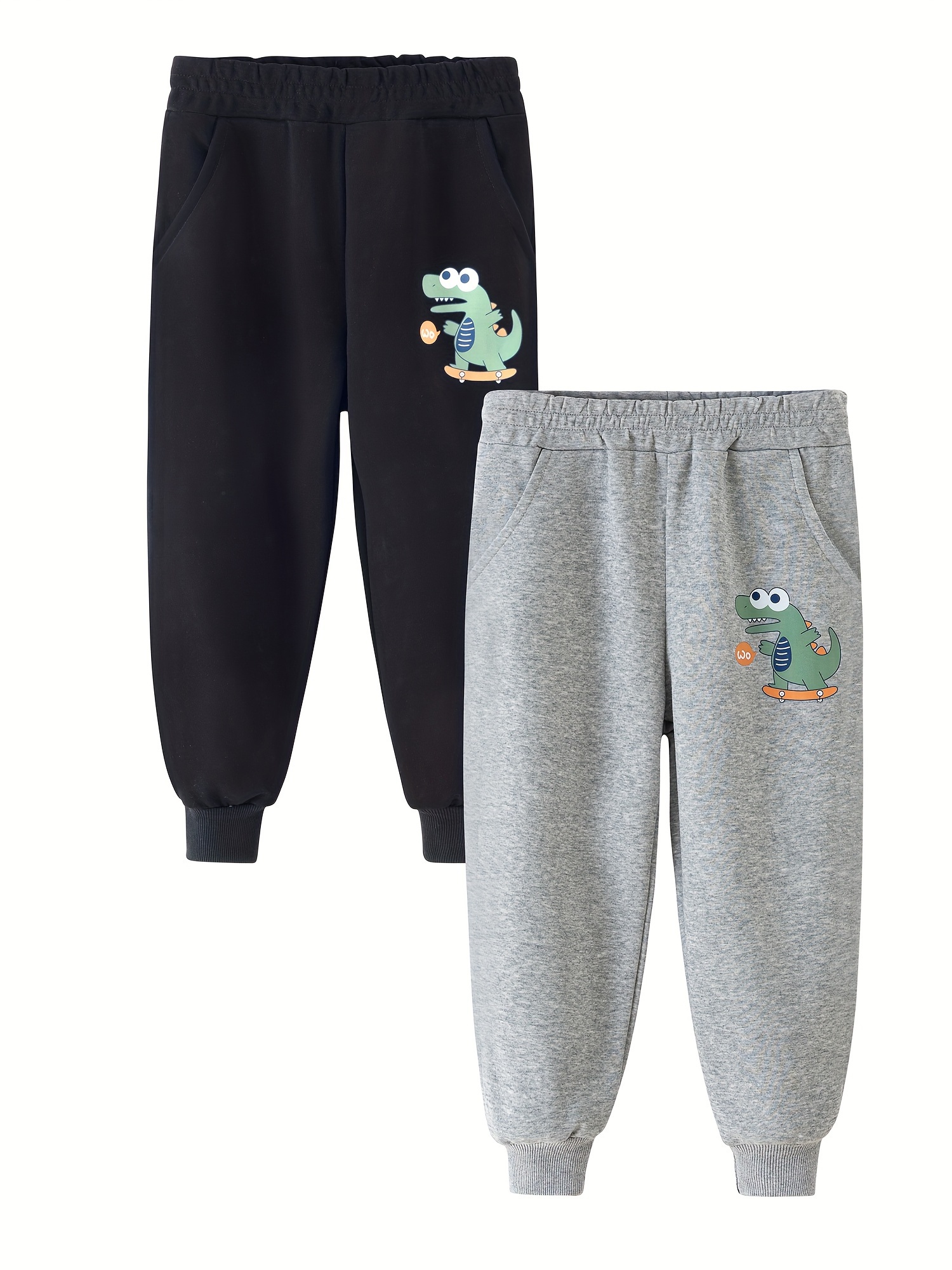 Boys Sweatpants Jogger Pants Dinosaur Design Kids Clothes - Temu