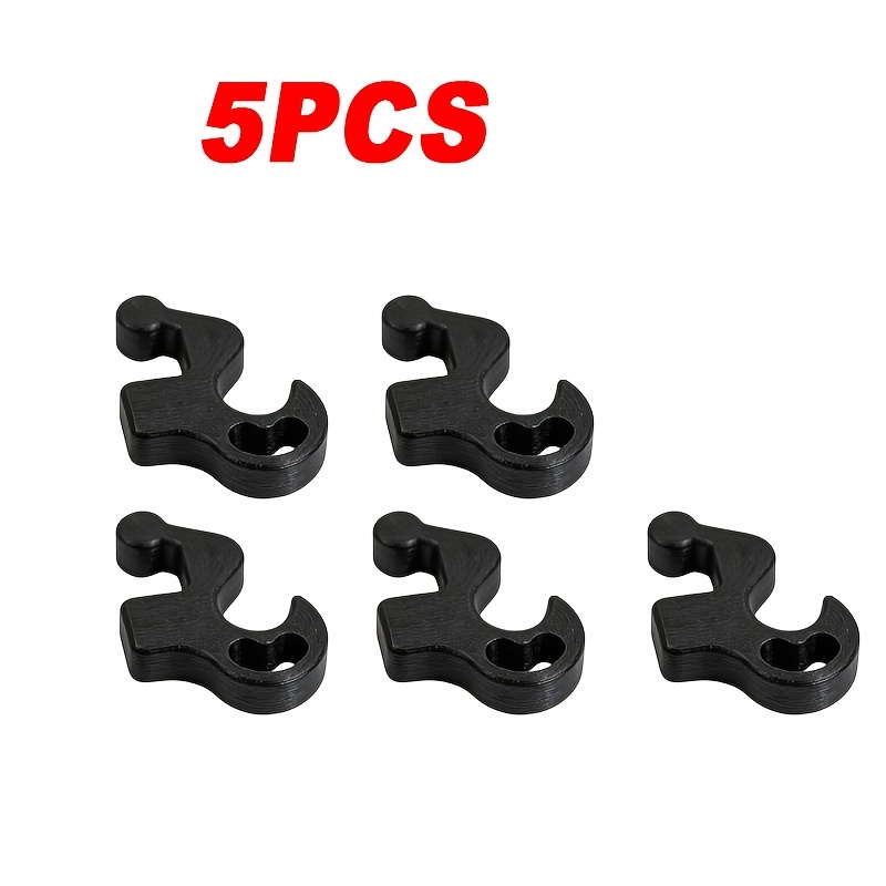 Image of 5pcs Track Hooks, Suitable For Caravans, Camping Vehicles And Travel Trailers. 8mm Pressure Strip Track. Installation Is Simple And Quick, With Stable Load-bearing Capacity.