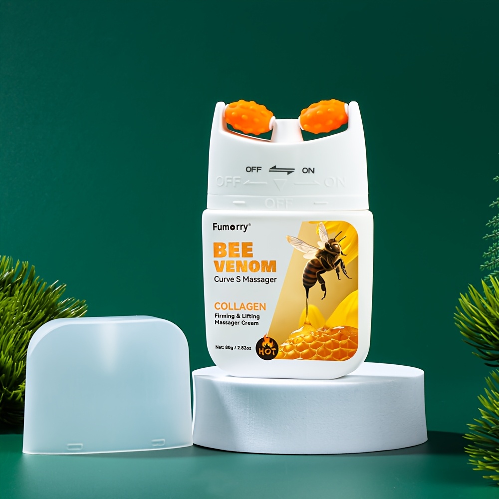 Image of Bee Venom Tummy Cream, With Collagen, & Hyaluronic Acid, Moisturizes Summer, Massage Cream, Body Care Lotion, Suitable For Waist, , Legs, And Abdomen