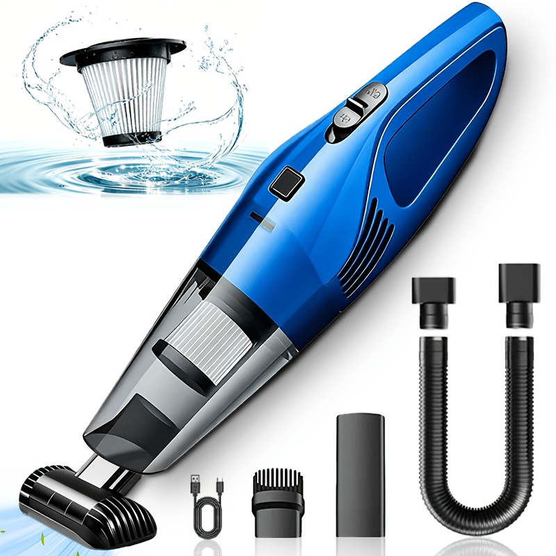 TEMU Car Accessories For Women, Car Accessories, , High Suction Cordless Vacuum Cleaner, Handheld Cordless Vacuum, Cordless Car Vacuum Cleaner,