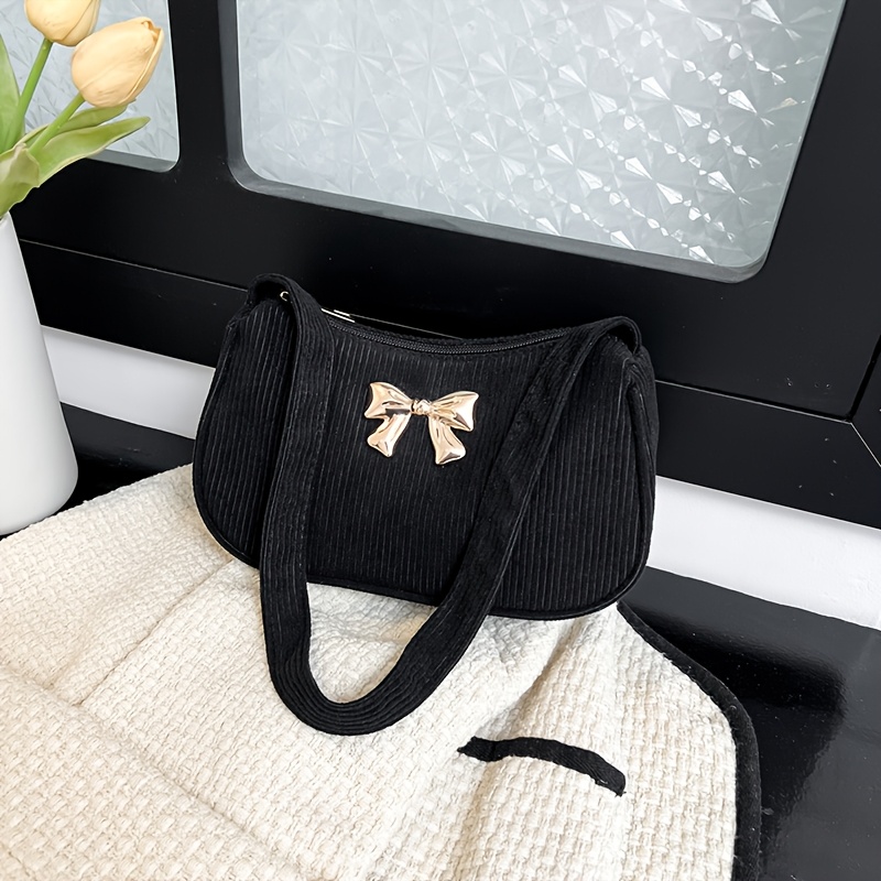 TEMU Grand sac à main polyvalent et pratique pour femmes avec grand nœud, de Saint-Valentin, grand sac de rangement cosmétique
