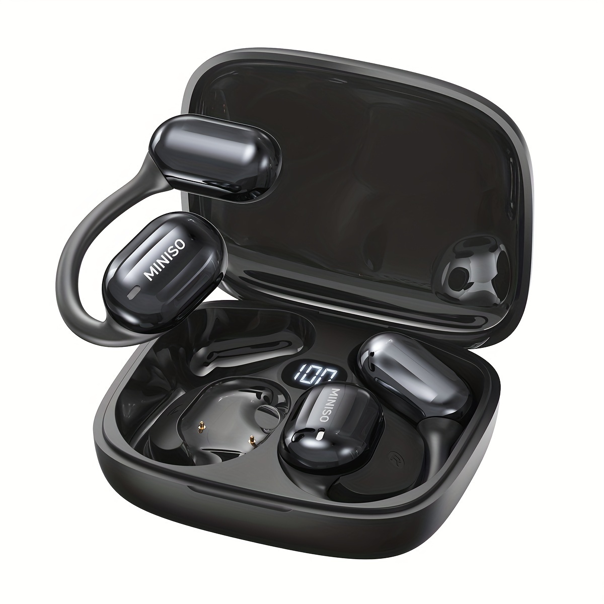 Miniso Ms162 Ai Ows Translation Open Ear Earbuds Support 75 Languages Real Time Translation Earbuds Support Phone Calls Headphones