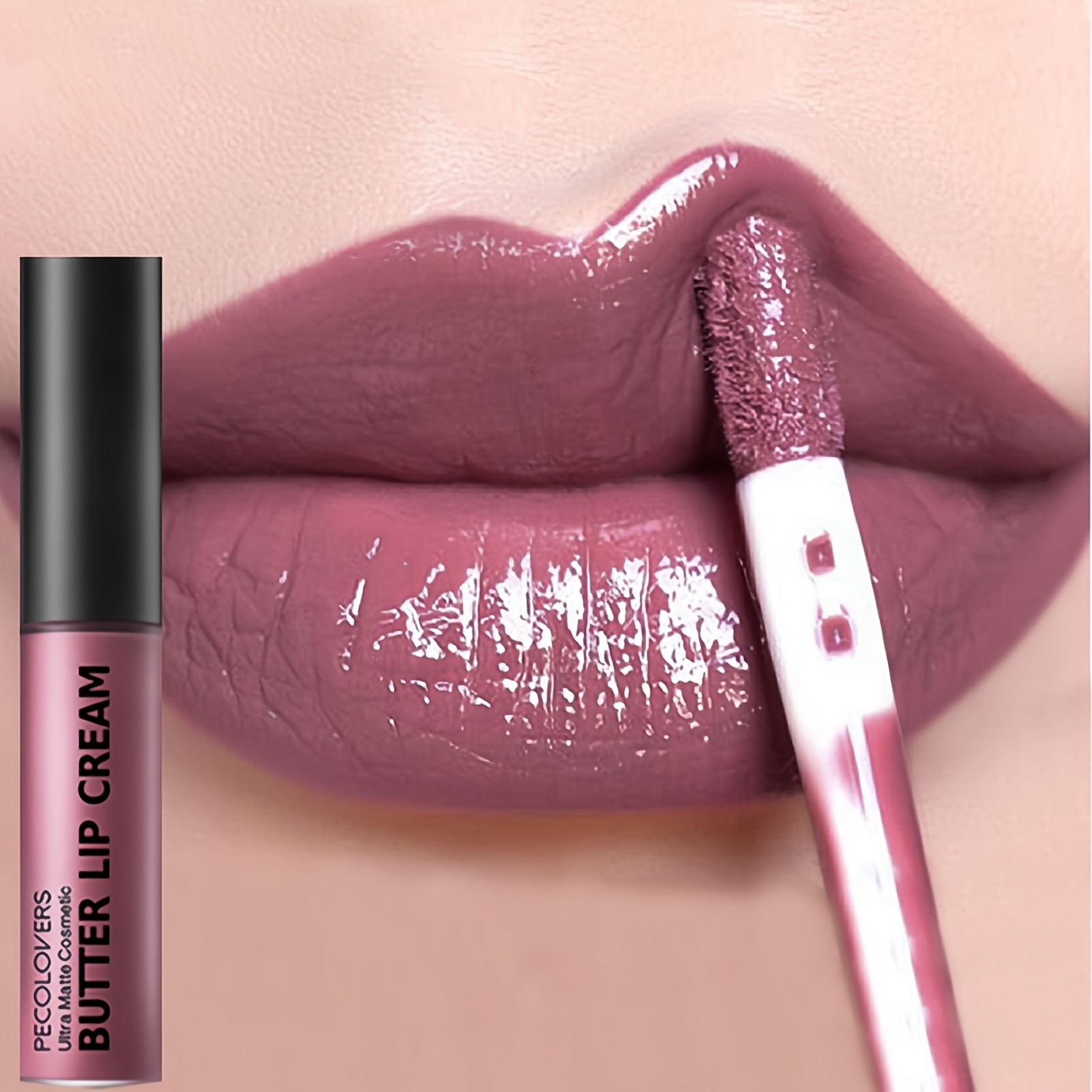 

1pc Non-sticky Lip Gloss Long Lasting Nude Lip Makeup Hydrating Lip Gloss With Essential Oil High Shine Glossy Lip Tint Long-lasting Liquid Lipstick
