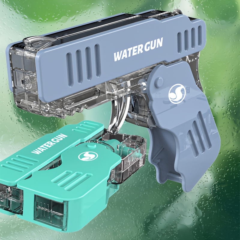 Foldable Water Gun for Kids Continuous Shooting Water Pistol Toy