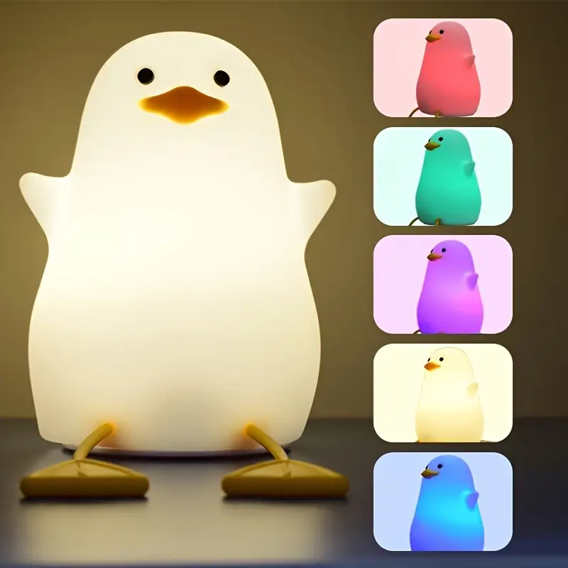 a yellow duck night light a fun yellow that flaps its wings a phone holder a rechargeable night lamp suitable for bedrooms and living rooms a quirky home decoration birthday and easter gifts Product details 3