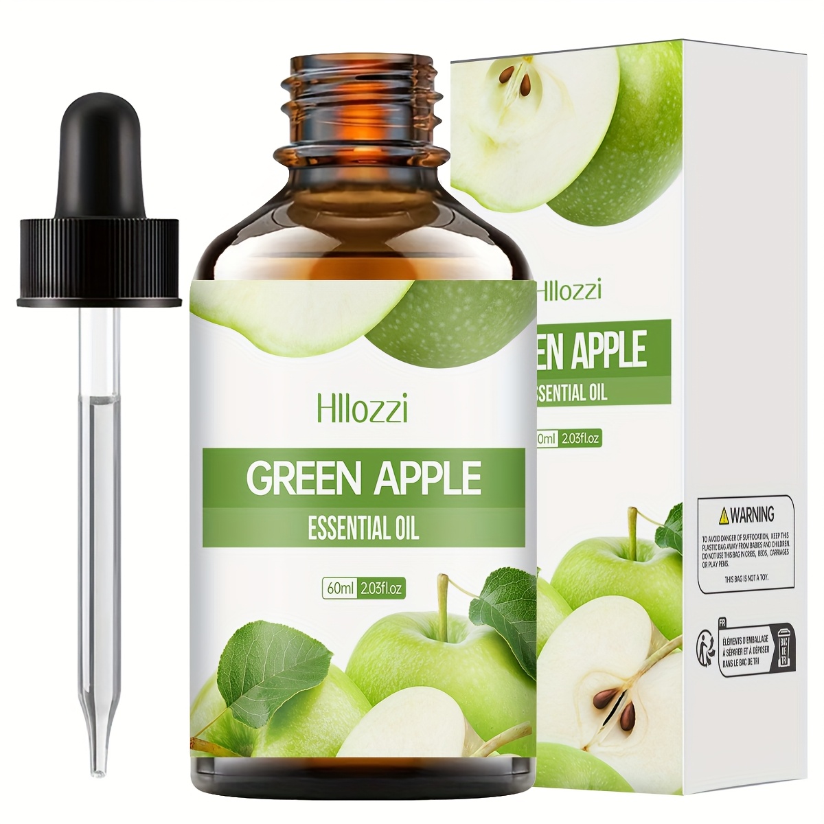 Green Apple Essential Oil (30ml/0.01fl.oz, 60ml/2.03fl.oz, 100ml/3.38fl.oz) – Available in Three Sizes, This Oil Delivers a Refreshing Apple Scent. Ideal for Use in Diffusers, Its Long-lasting Fragrance Makes It a Choice for Home and Travel - Image 6