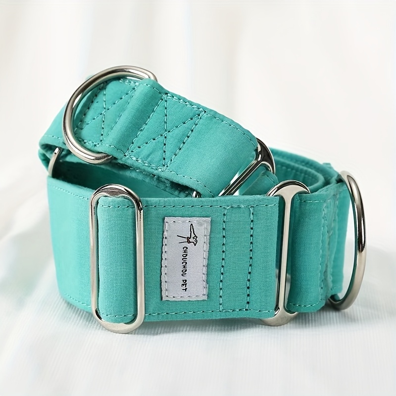 Comfortable Color Dog Collar Martingale Wide Adjustable Dog Collar Soft Solid Color Anti-choke Medium Dog Collar Suitable For Italian Greyhound Whippet Visual Hound