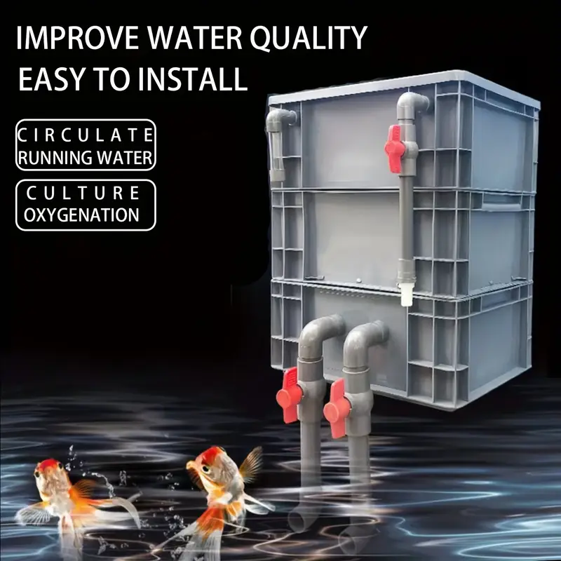 designing a filter box for fish tank Aquarium Box, Large Turnover Filter with Waterfall and Adjustable Water Flow, External Water Circulation System DIY Tank, Ponds (Color : Gray, Size : 24.5x17.5x35.5cm) : Pet Supplies The systems versatile design makes it an ideal choice for both freshwater and saltwater tanks 4 in 1 Fish Tank
