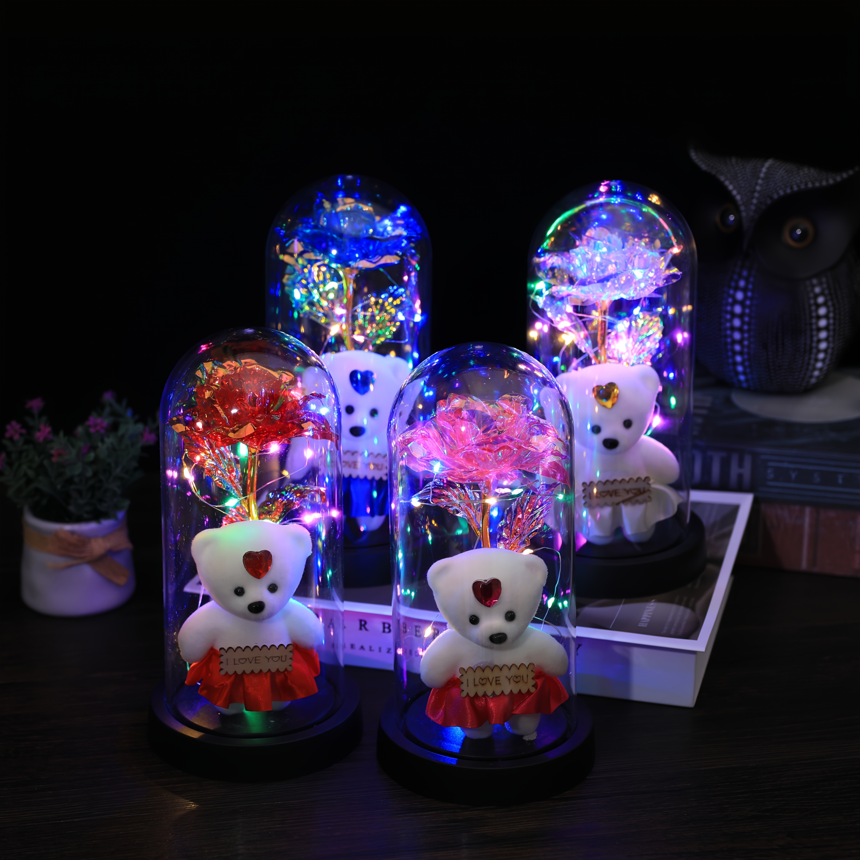 Rose Dome Lamp